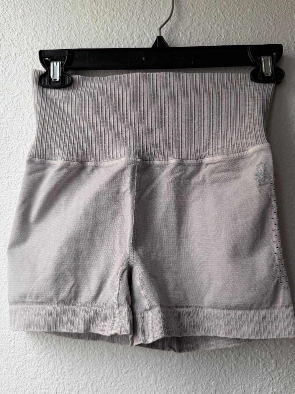 Free People Movement Good Karma Running Shorts in Gray, Size Small - Picture 2 of 4
